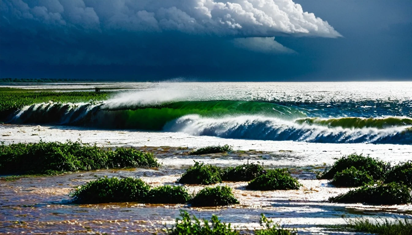 WITH FURIOUS WINDS AND DEVASTATING FLOODS, STORM BERYL RAISES TEXAS AND LOUISIANA.