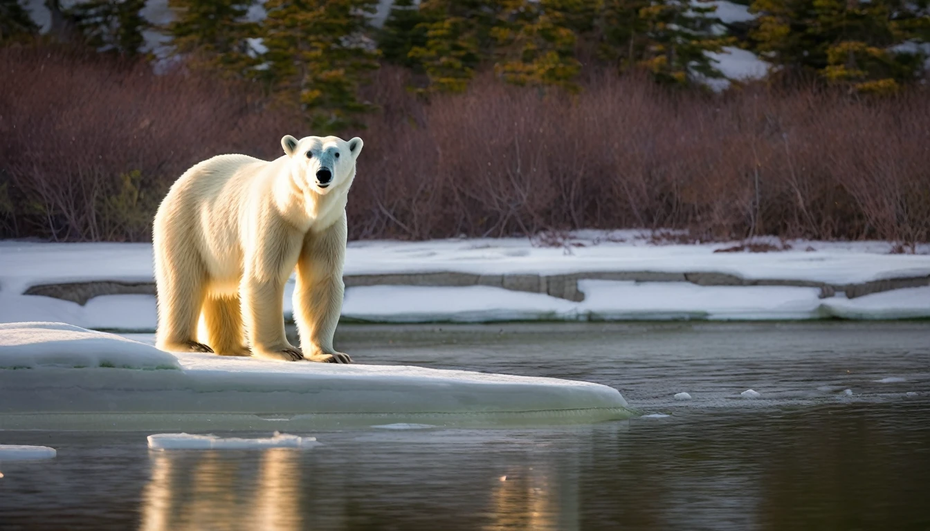 POLAR BEAR GLOWING