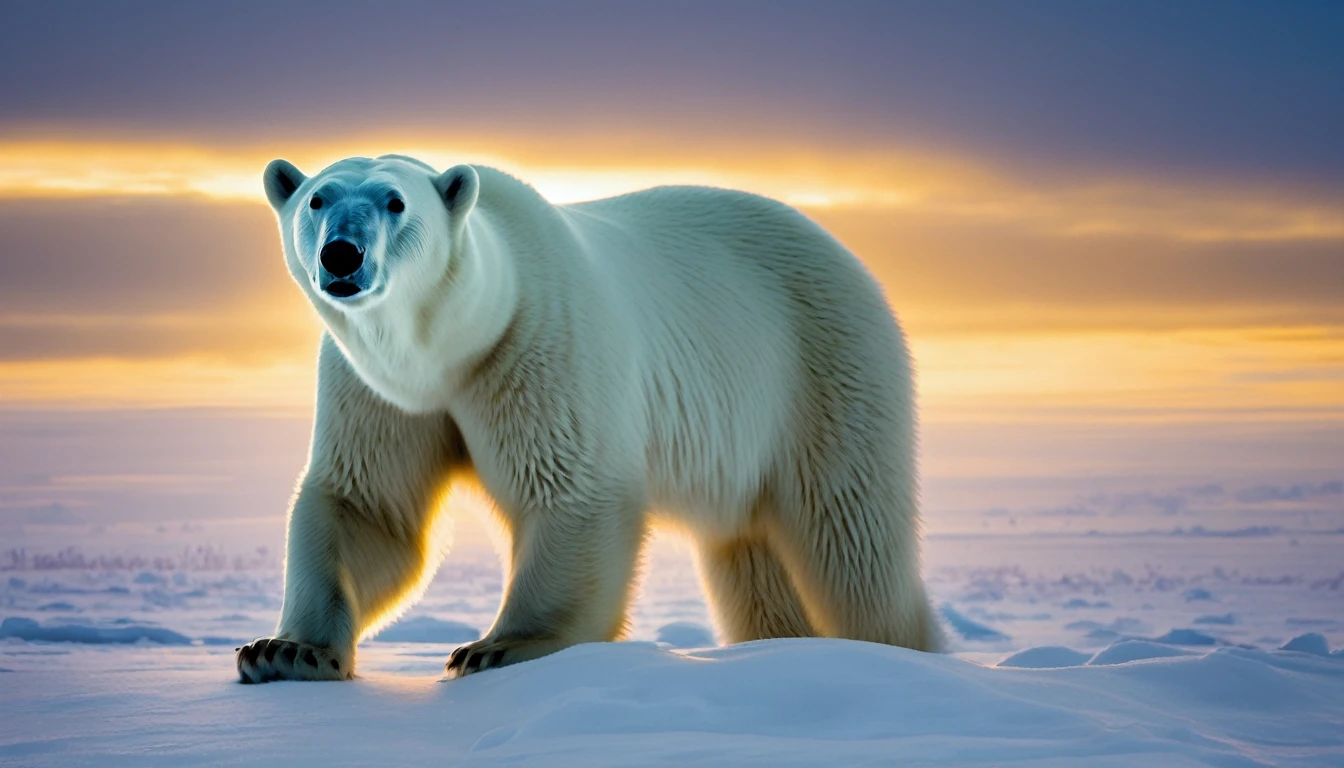 POLAR BEAR GLOWING