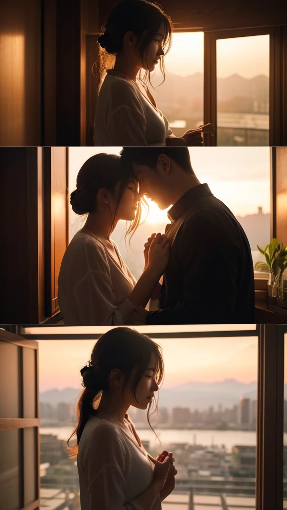 of course。Here is a part of a love story:
She stood on the windowsill、I was gazing into the distance。Her figure illuminated by the sunset、She looked like a beautiful woman in a painting。Her heart was trembling。She was thinking of him。My encounter with him was sudden.。彼のsmileに心を奪われ、She had fallen in love。
He couldn't forget her existence。Her kindness、smile、and強さに惹かれていた。Without her、His world seemed to fade。He was dying to see her.。and、I knew she felt the same way.。
The distance between the two of us is shrinking、Eventually they confessed their feelings to each other.。My love for you grows、They both sought each other。and、That love grows deeper、The bond grew stronger。
Their love is as beautiful as spring、It felt like a pleasant breeze。and、They pledged eternal love to each other。
