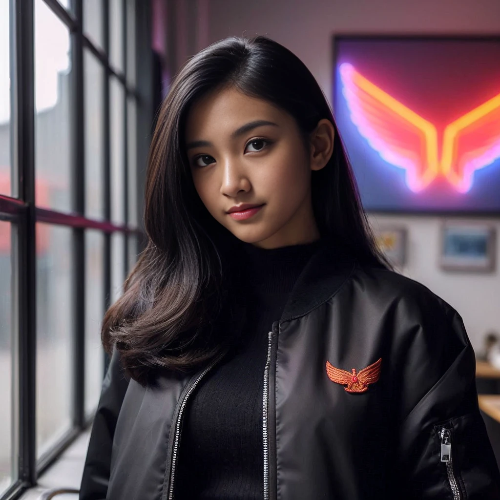 (Best-quality, Masterpiece, Ultra-High-Resolution, (Photorealistic:1.4), Raw Photo, depth of field, professional lighting, perfect anatomy, extremely details), 1girl, 15-years-old, the most famous Japanese idol, standing on athletic-stadium, looking at viewer, innocent smile, (wearing track-and-field-sleeveless-shirt and shorts), ((extremely cute face like the most popular Japanese idol, ((extremely cute and extremely big black-round-eyes)), extremely beautiful black-long-hair, ((extremely beautiful skins)), extremely cute long-eyelashes, extremely cute lips, extremely childish body, extremely childish thighs))