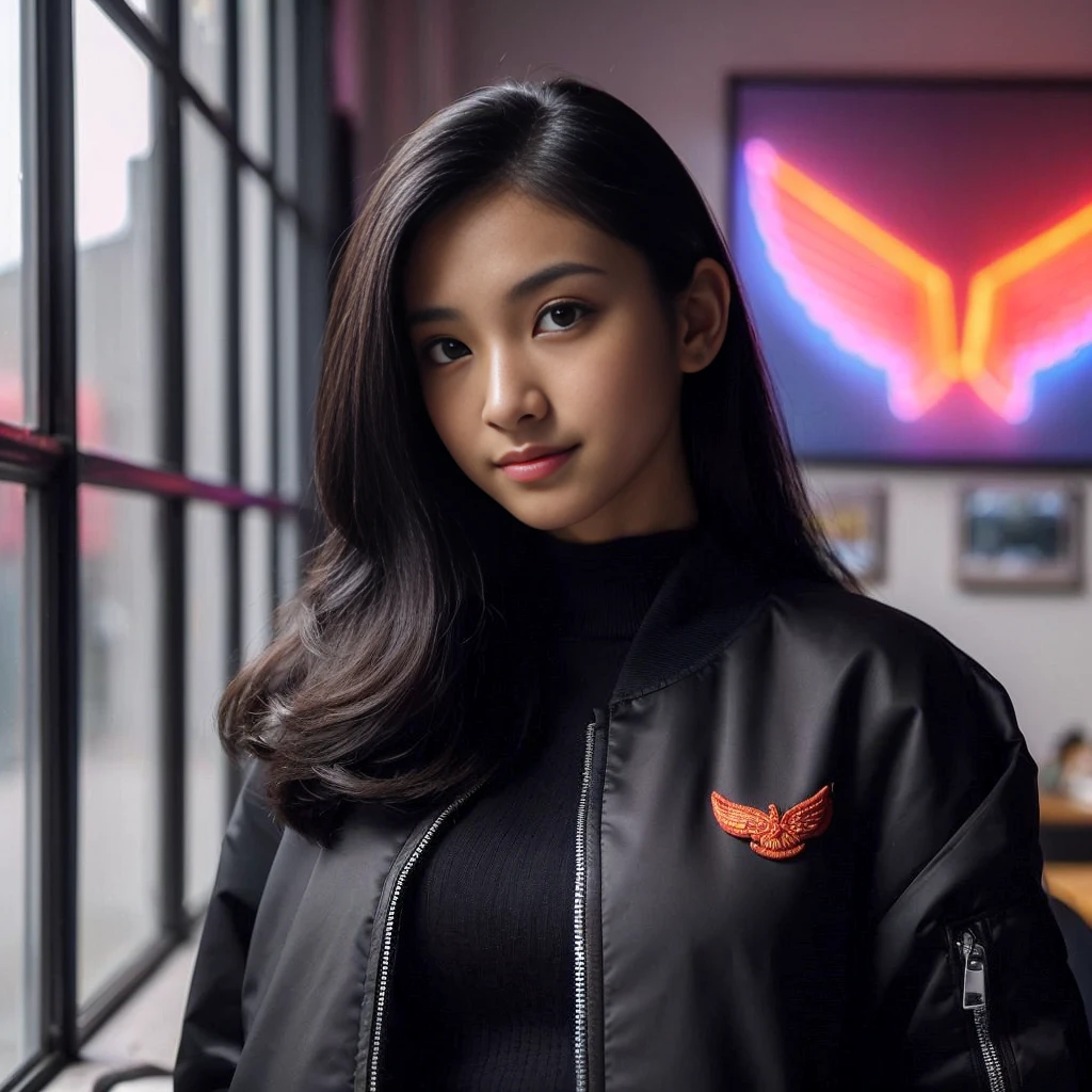 (Best-quality, Masterpiece, Ultra-High-Resolution, (Photorealistic:1.4), Raw Photo, depth of field, professional lighting, perfect anatomy, extremely details), 1girl, 15-years-old, the most famous Japanese idol, standing on athletic-stadium, looking at viewer, innocent smile, (wearing track-and-field-sleeveless-shirt and shorts), ((extremely cute face like the most popular Japanese idol, ((extremely cute and extremely big black-round-eyes)), extremely beautiful black-long-hair, ((extremely beautiful skins)), extremely cute long-eyelashes, extremely cute lips, extremely childish body, extremely childish thighs))
