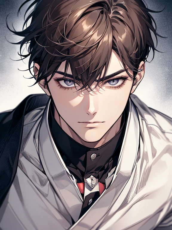 Ultra Detail,Haig Quality,sketch,1male,matured male,Beautiful face,(black short hair),Handsome men,Pearl skin,White short sleeved shirt,drooping eyes,japanese high school,Dynamic Angle,Japan Anime,Whole body,face forward