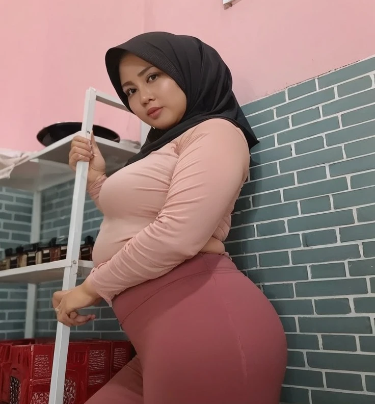 " 2woman, 35 Years Old, Indonesian , Lesbian Scene, Tank Top, big , full body, Curvy body, sharing Passionate hug and eating pussy
