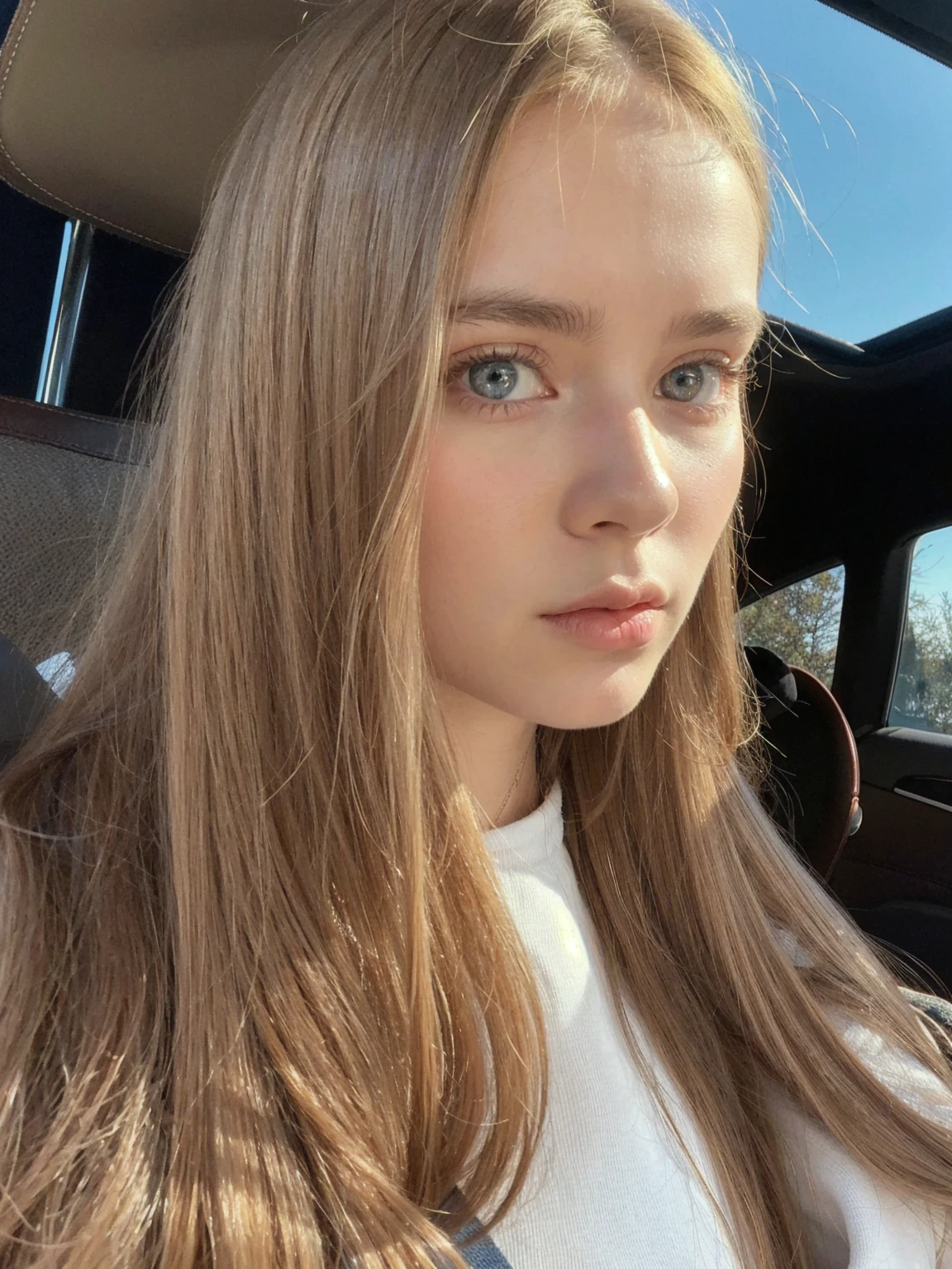 best quality, face focus, soft light, ultra high res, (photorealistic:1.4), RAW photo,
1 russian girl, solo, cute, (pupil, lights in the eyes), detailed beautiful face, (small chest),(high resolution detail of human skin texture),
(long hair),
indoor,
Damask Shirt Dress,
(portrait), perfect body, blue eyes, beautiful hair, sexy body, sexy lips, big breasts, young , plump lips