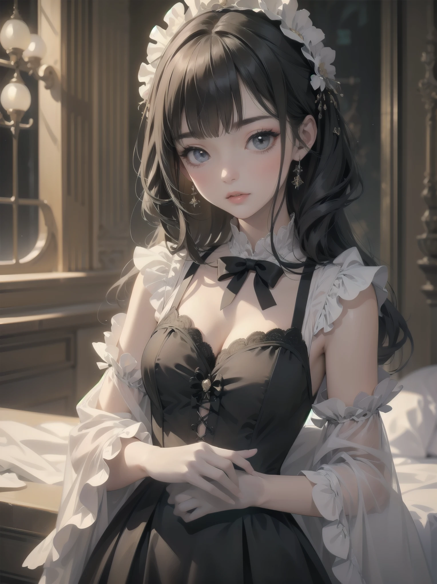 masterpiece、so beautiful、Clear contours、Cute pose of a ta aristocrat、1800 Victorian fantasy