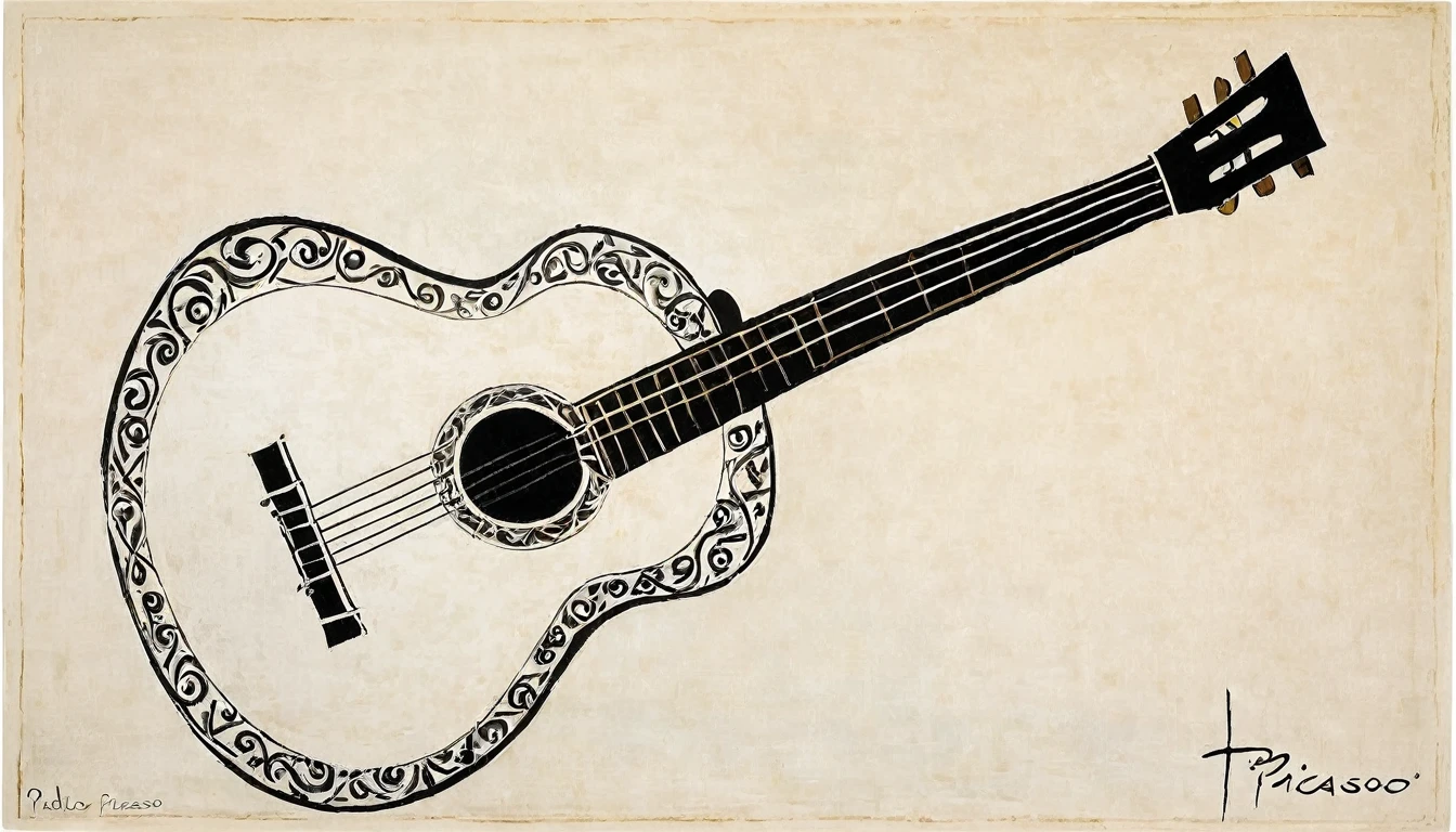 Guitar, by Pablo Picasso