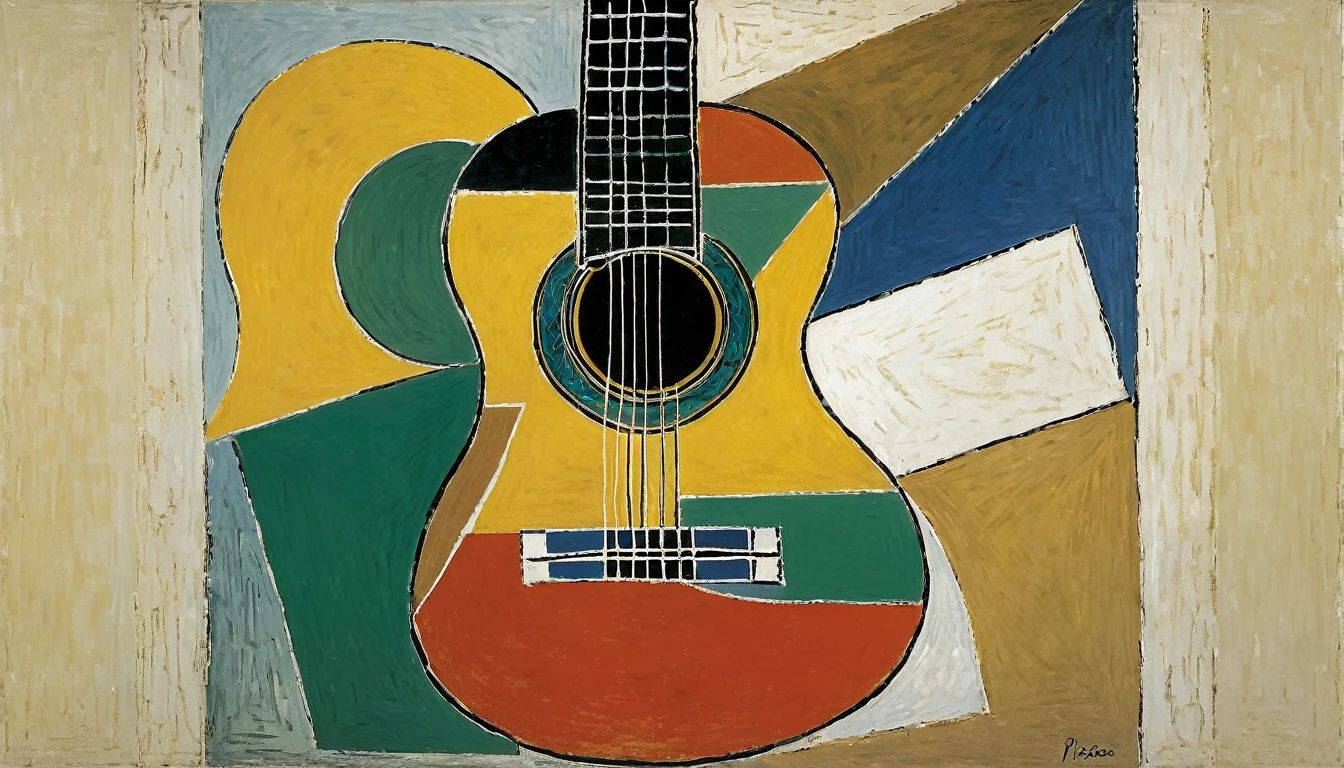 Guitar, by Pablo Picasso