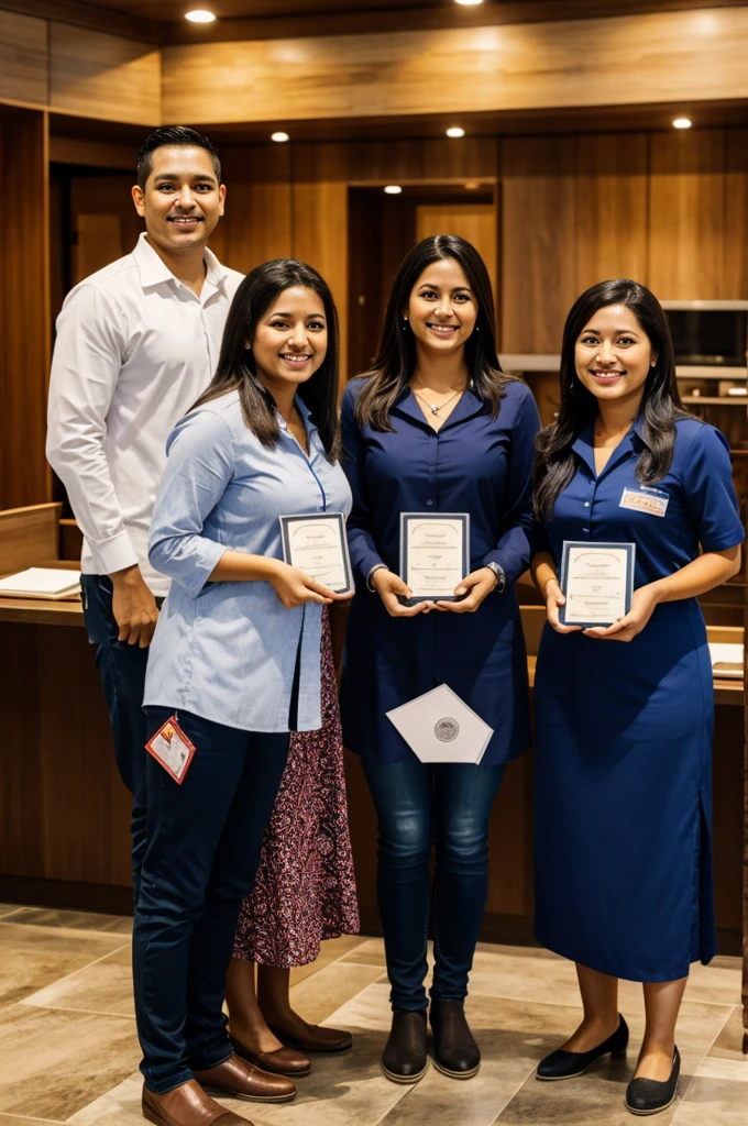 Edomex recognition of upper middle staff