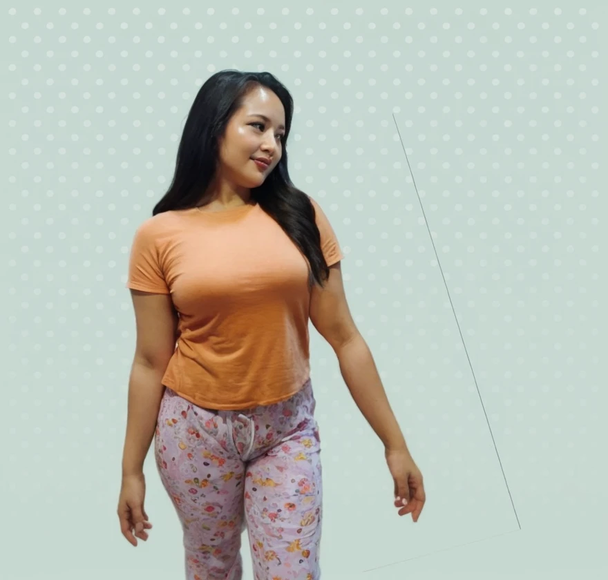 " 2woman, 35 Years Old, Indonesian , Lesbian Scene, Tank Top, big , full body, Curvy body, sharing Passionate hug and eating pussy