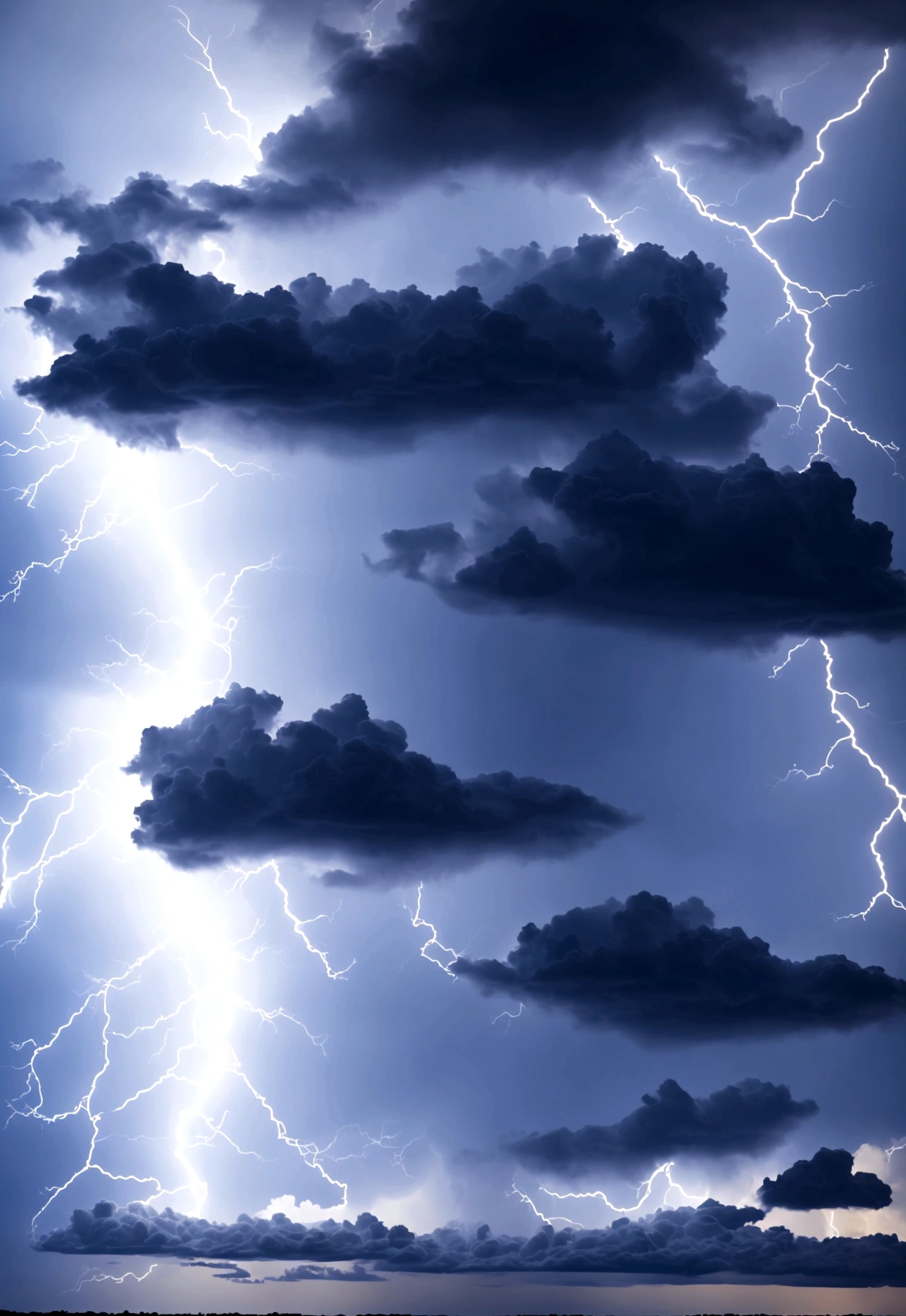 rain cloud with lightning