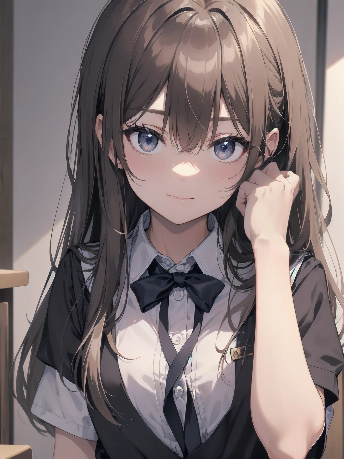 masterpiece、so beautiful、Clear contours、Cute pose of a  in kindergarten uniform