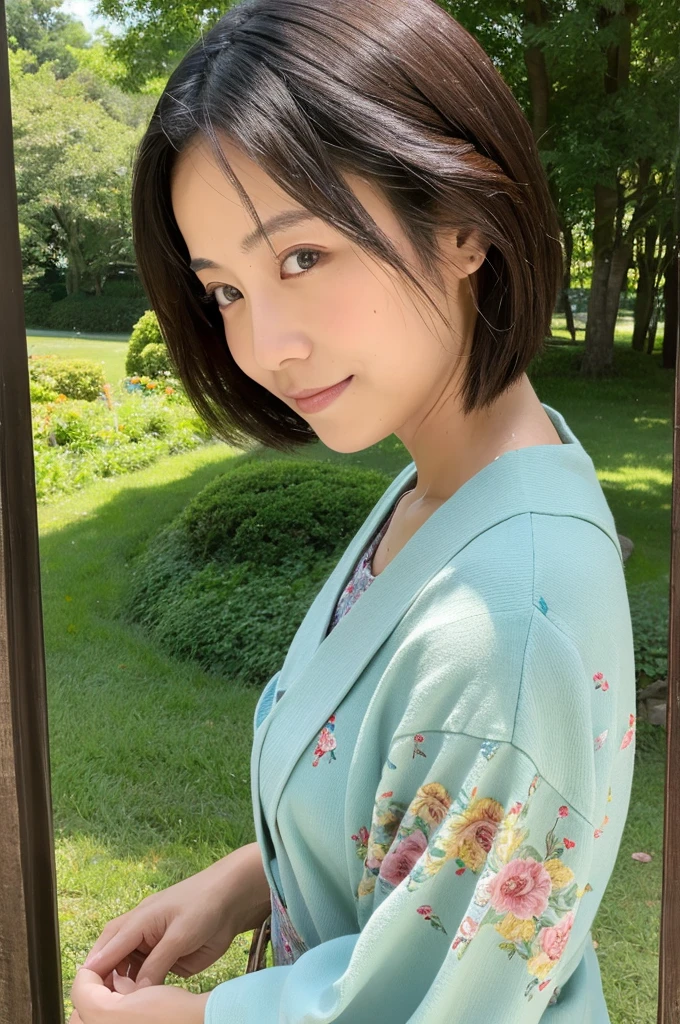 ((Highest quality)), ((masterpiece)), (detailed), Japanese,Mature Woman,landscape