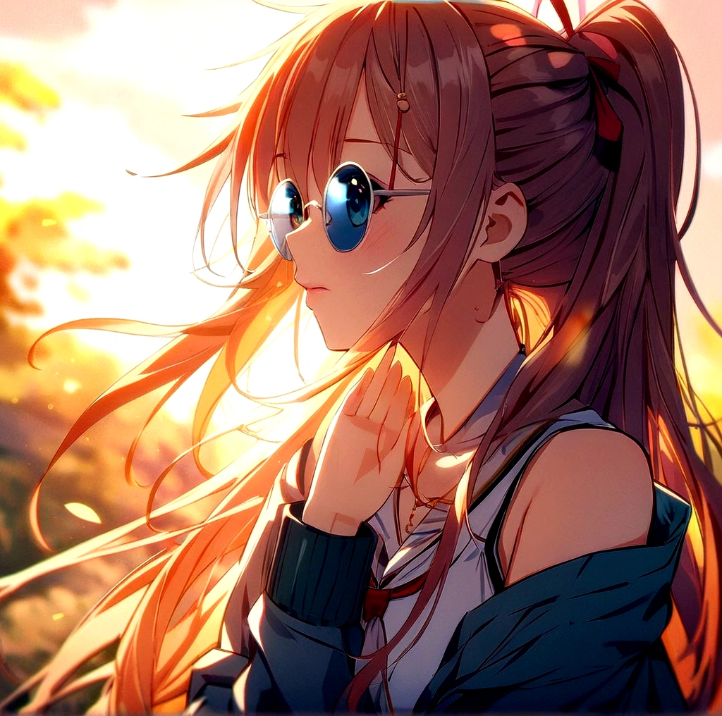animado, Chica, anteojos, long Cabello, anteojos, Cabello, anteojos, anteojos, animado style 4 k, animado Chica with long Cabello, animado vibes, beautiful animado Chica, (animado Chica), animado Chica desktop background, 4k animado wallpaper, Mirando la puesta de sol. animado, animado wallpaper 4k, animado wallpaper 4 k, animado style. 8k