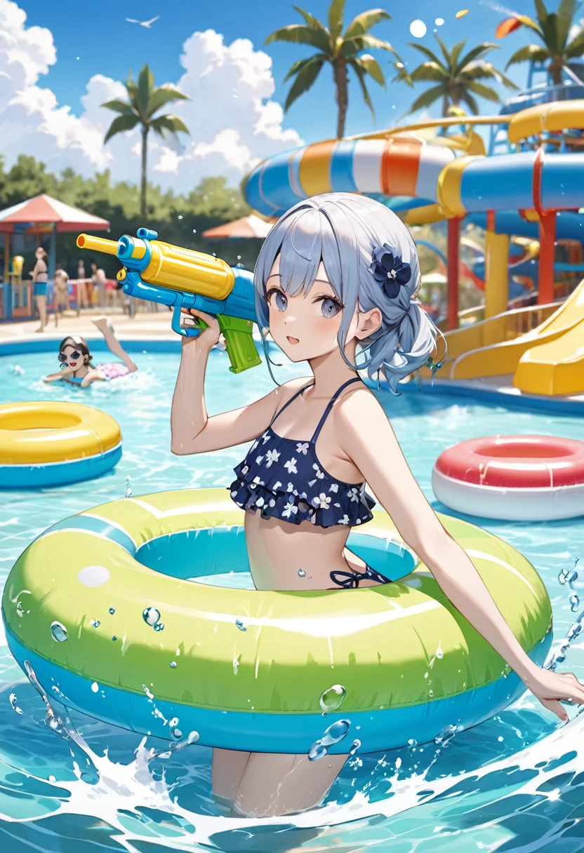 swimsuit,Swimming ring,Water Splash,water park,water gun,swimming pool