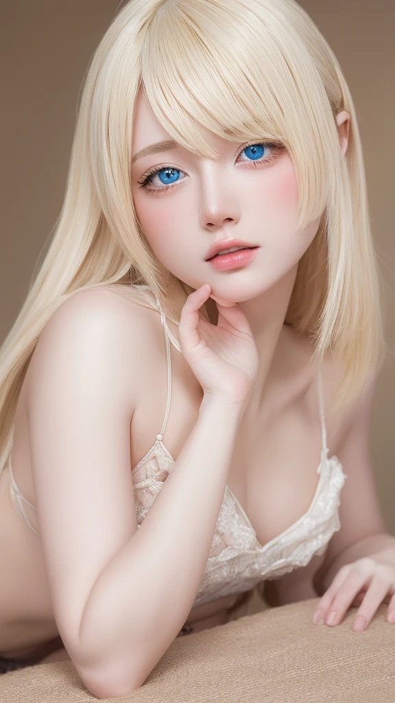 table top, highest quality, very delicate and beautiful girl,very delicate and beautiful, world masterpiece theater, super detailed, very detailed, highest quality, blonde hair, High resolution, very detailed,1 girl, highest quality, figure, looking at the viewer, material, canvas, oil, genuineistic, realist ,genuine,