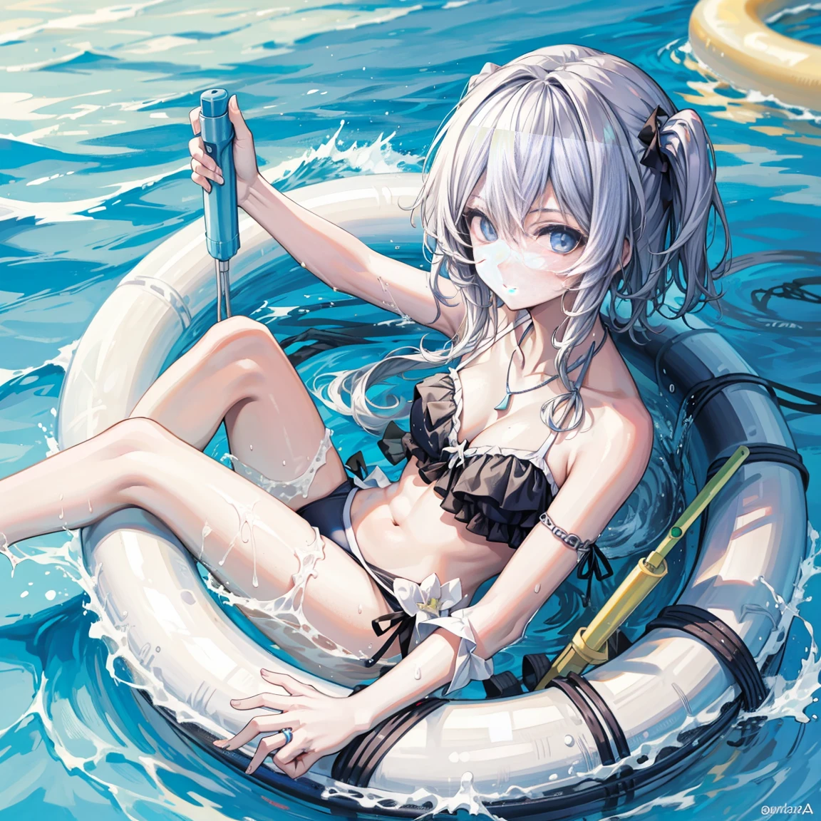 swimsuit,Swimming ring,Water Splash,water park,Play with water guns,swimming pool,easy,Comfortable,Relax,play,Swimsuit,necklace