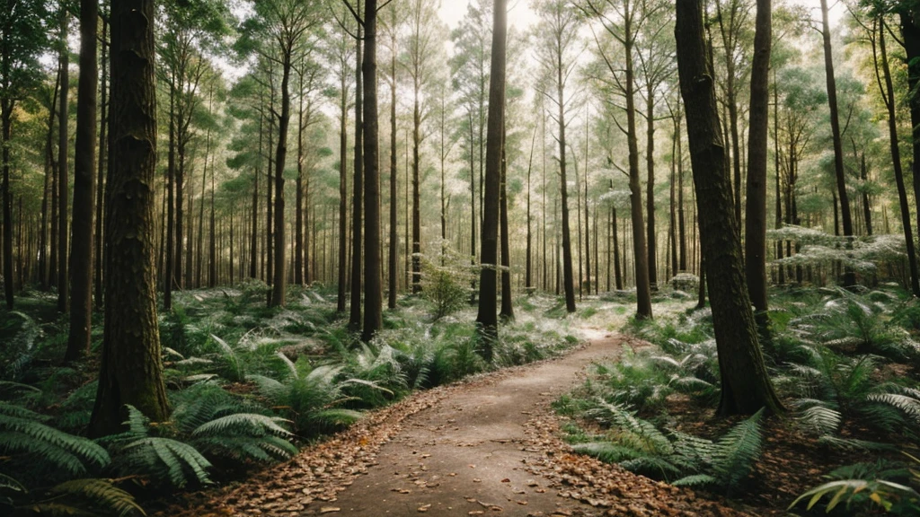 a beautiful forest
