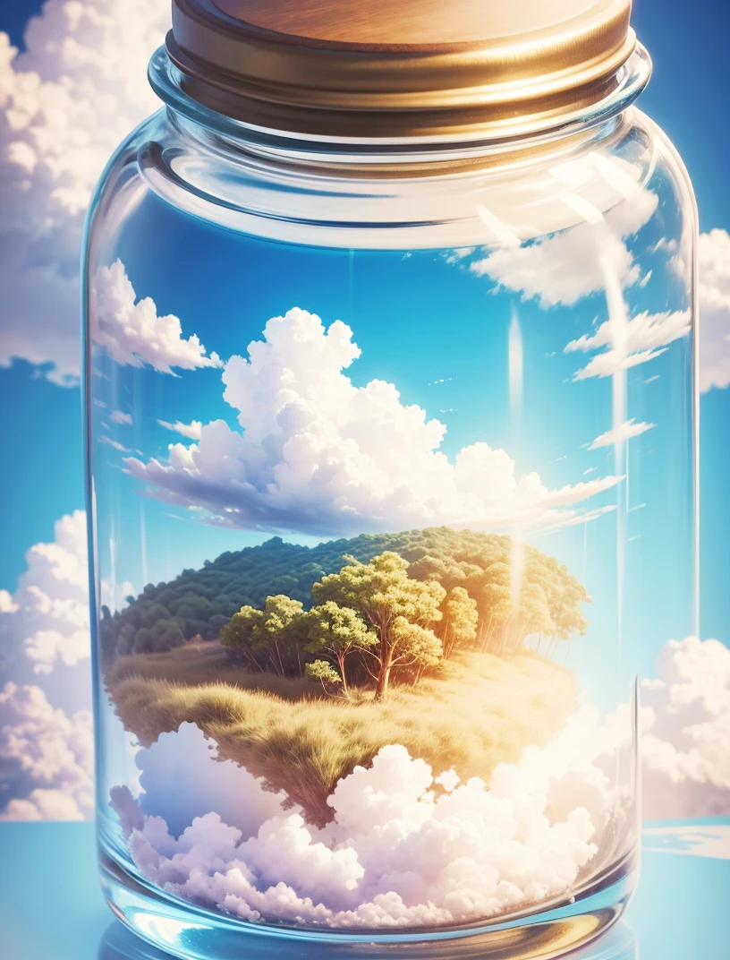 Sky in a jar