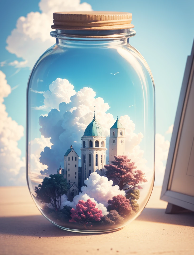 Sky in a jar