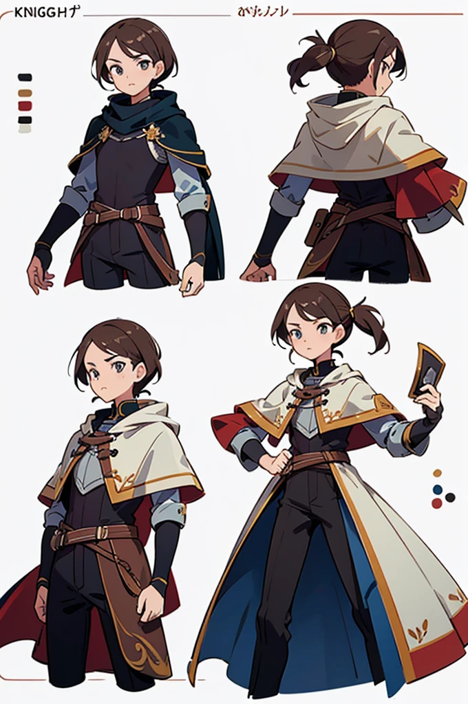 (best quality, high quality), (multiple views)++, (reference sheet)+, 1man, aesthetic pretty face knight, male warrior white background, dont cropped character on canvas, character on center of canvas, no scarf, no hood, no mask, no cape