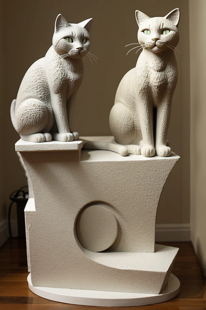 cat sculpture