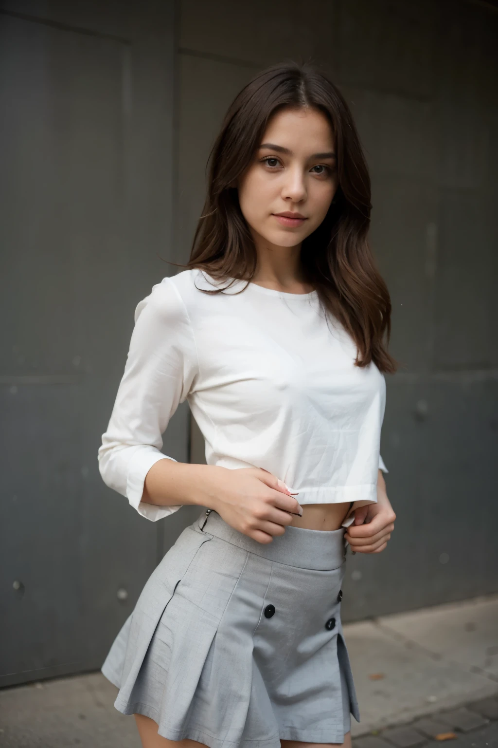 Girl with skirts