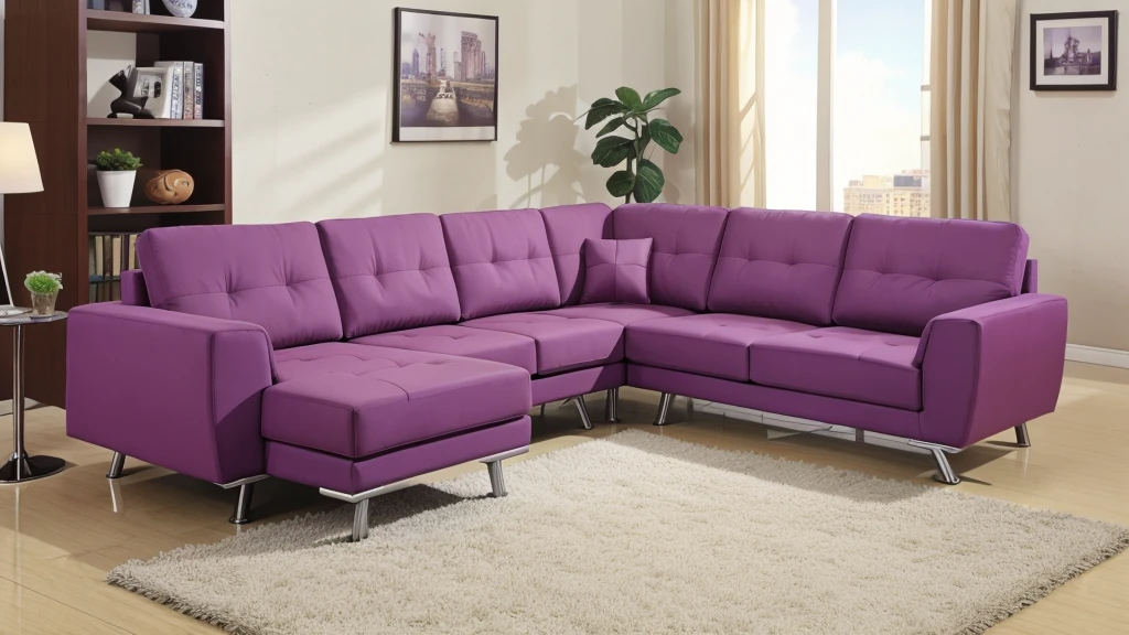 There is a nice sofa in the room cartoon images