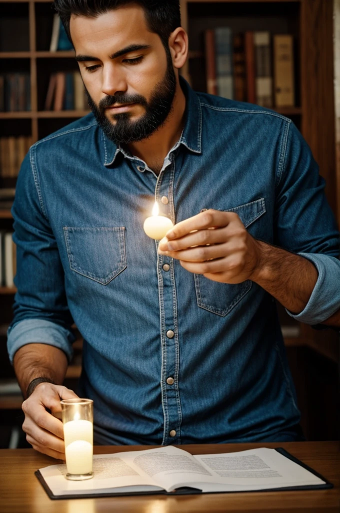 Man having ideas