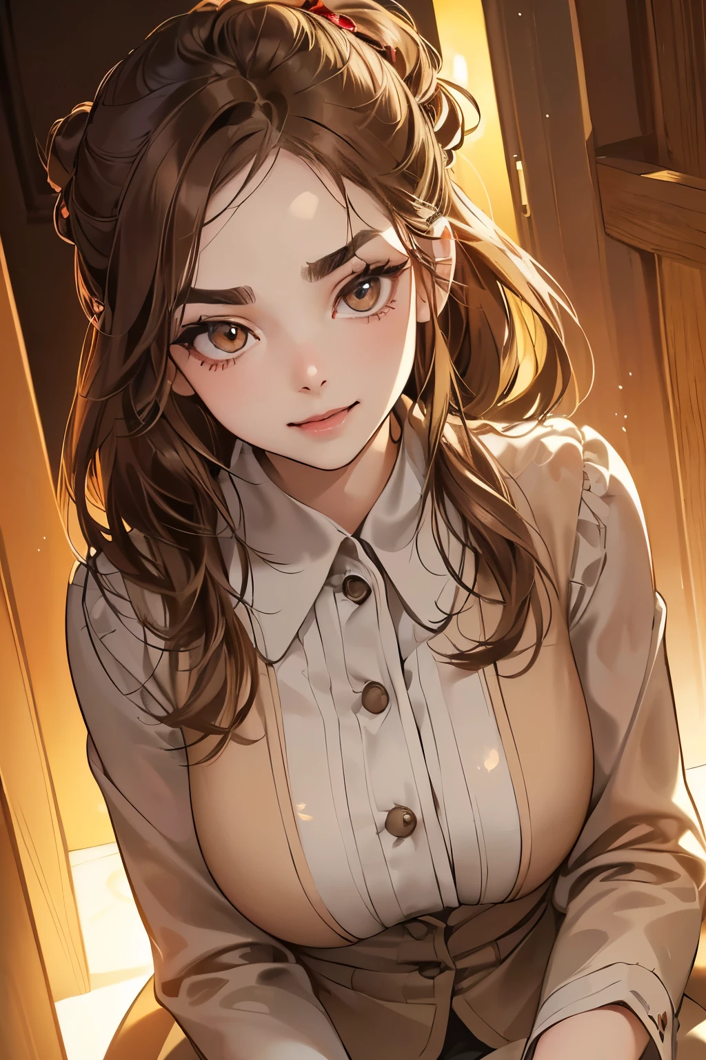 (masutepiece, digital art, Digital Illustration, 4K, 8K, Ultra-detailed, beautiful image, Sharp Image, Photorealistic, Raw photo, Perfect face, Perfect lines, Perfect eyes, Soft lighting) 1 woman, (lightbrown hair,Chignon hair in a high position,Innocent look,Lowered eyebrows,drooping eyebrows,drooing eyes,cute large eyes,natural make up,kindly smile,Round jaws,23 y-o woman:1.3),Two handsome embers in suits, (ember,Ember sex is in a suit,well-muscled,Firm shoulder width, ember's,Boyish hairstyle,English gentlemanly style,30's ember with a cool expression,28 year old ember with a bright smile:1.2),(Nervous,be shy,sleepy,embarrassed from:1.2),innocent smiles,(embarrassed from,Shy smile:1.1),Deep in the forest、hideout、Hot Spring Ryokan、Japan Traditional Night Kimono,Kimono with red peony pattern isolated on white background、Floral hair ornament,raise arms,Walk,appearance、bamboo forest garden、outdoor bath、the kiss、a couple、a couplethe kiss、Romance、the kiss、Take off your kimono and soak in the hot spring