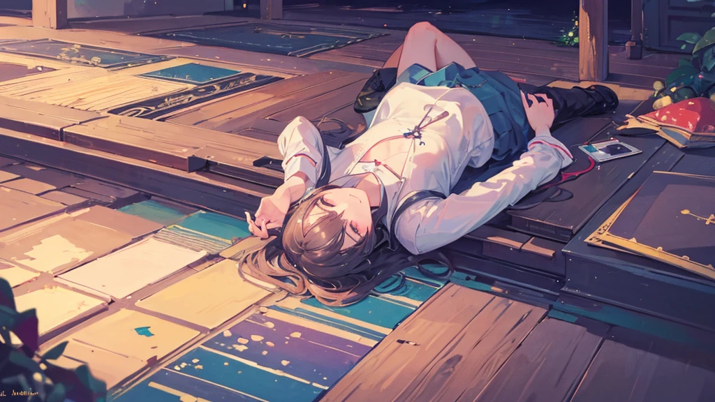 ((Highest quality)), ((masterpiece)), (detailed),Lo-fi Night Relaxation