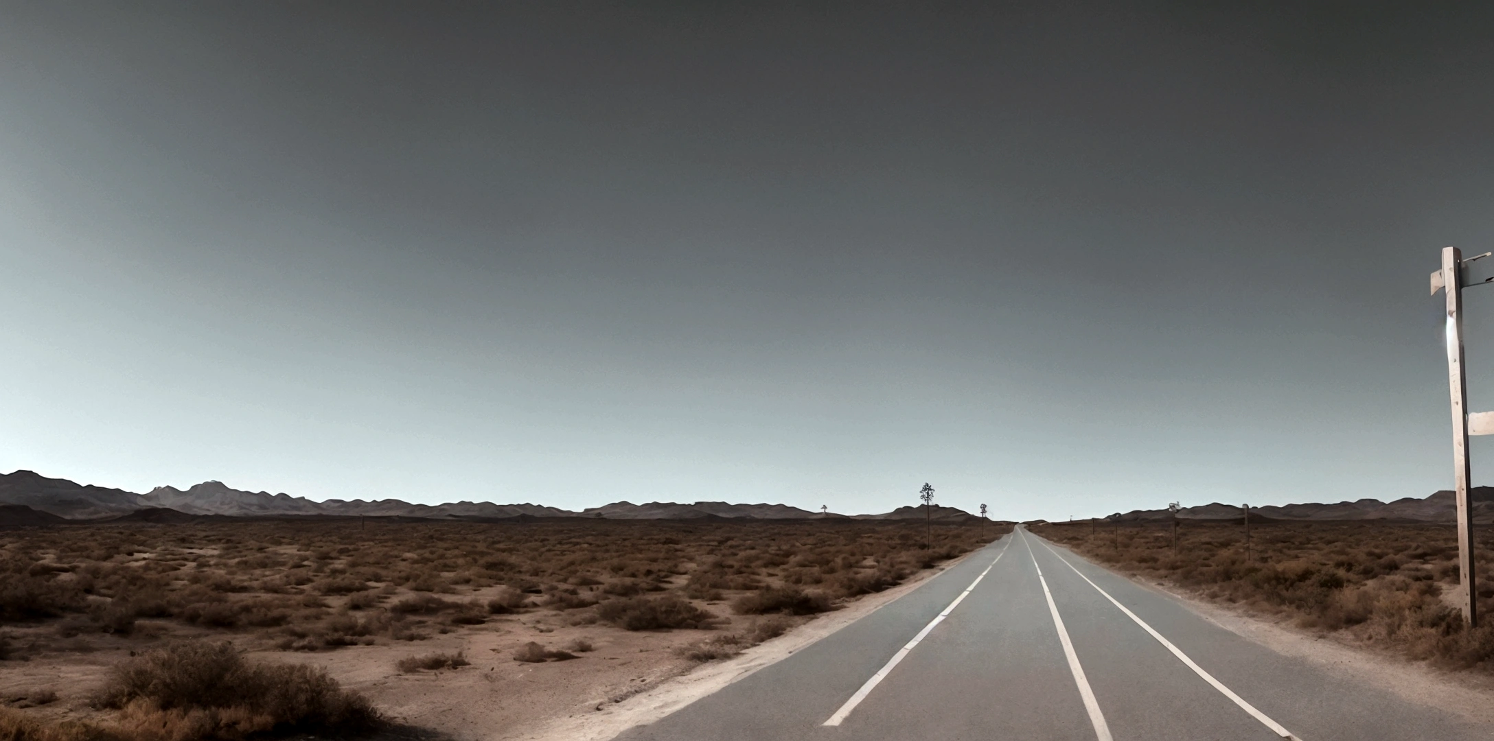 several roads in a deserted place, going in different directions, moonlit atmosphere, with a large crowd walking on these roads, people walking, men and women and children walking, deserted environment, deserted place, arid, no vegetation