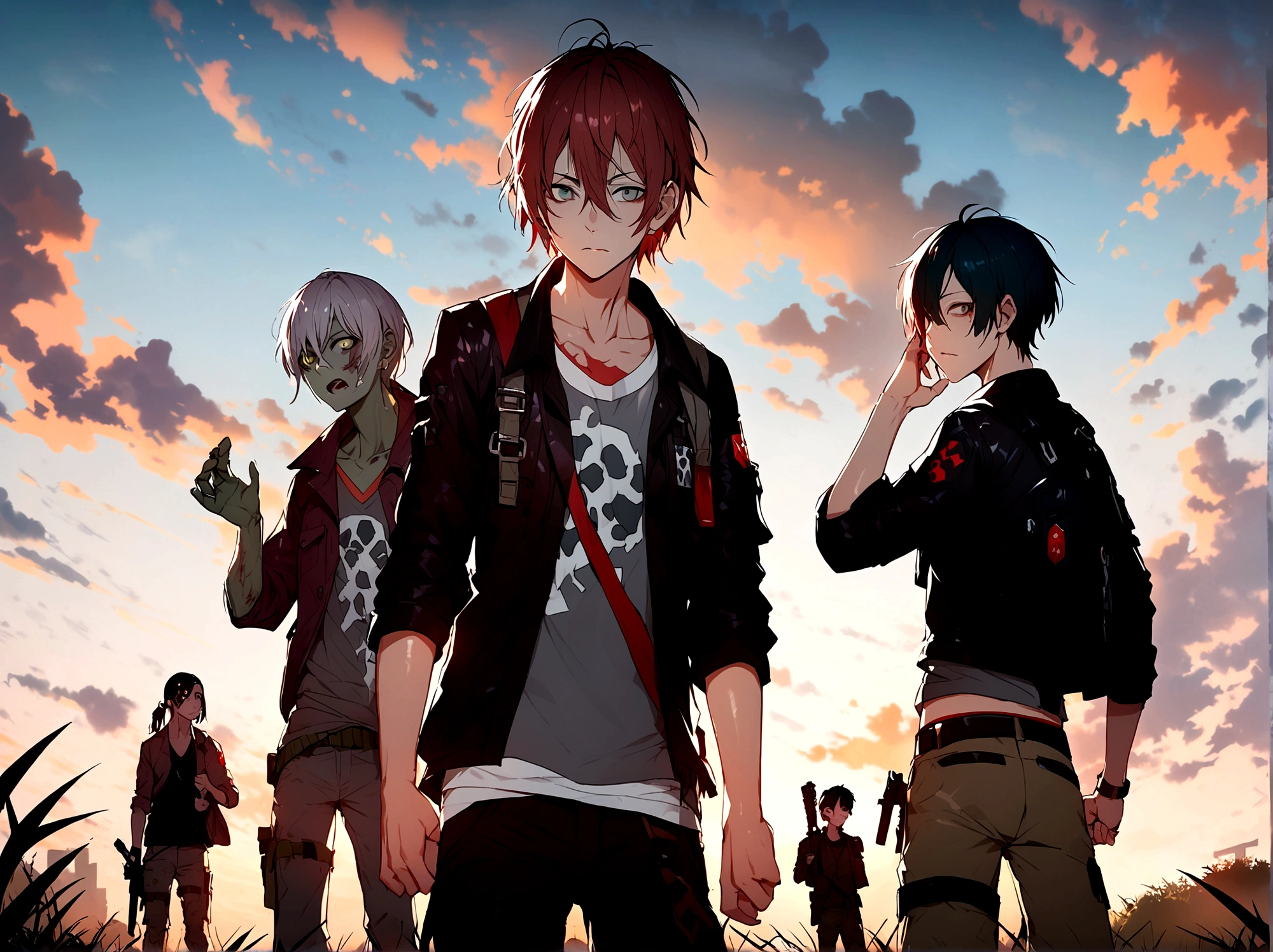 Male, zombie apocalypse