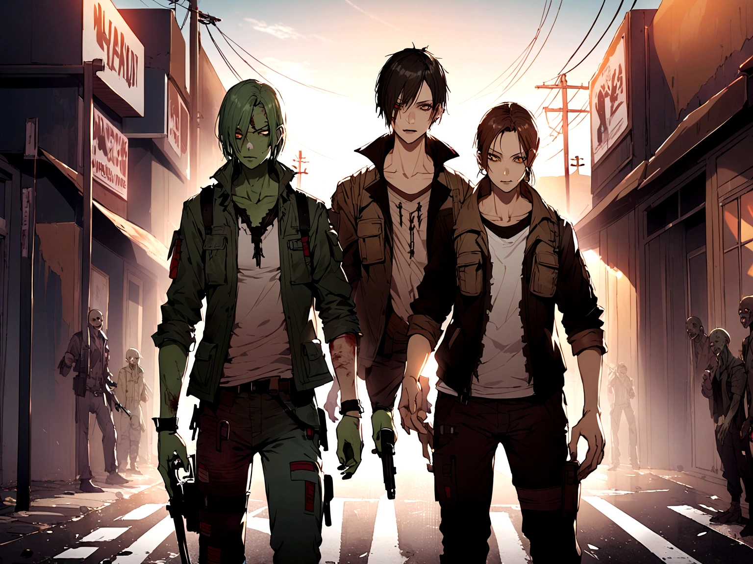 Male, zombie apocalypse