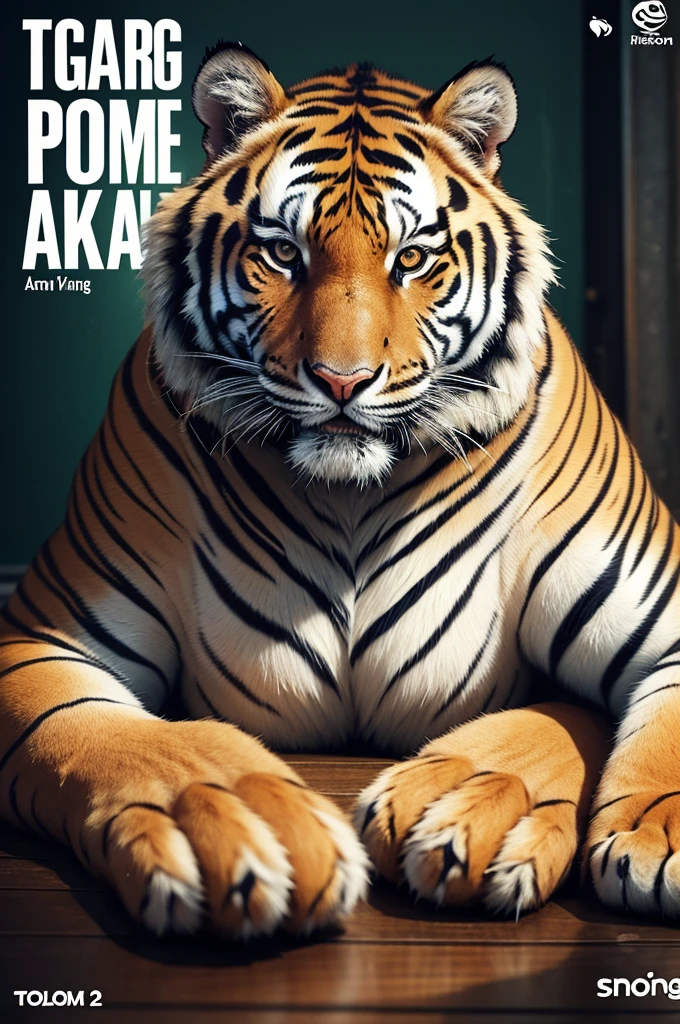 A tiger on the cover of a song on Spotify 