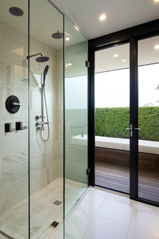 Luxury House、shower room