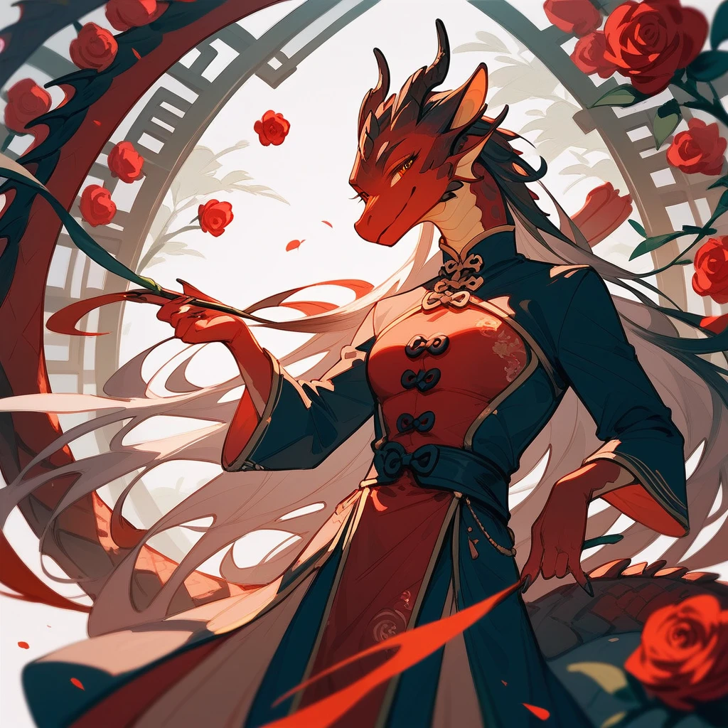 dot art style, rose chinese dragon, (score_9,score_8_up,score_7_up,score_6_up,score_5_up,score_4_up)