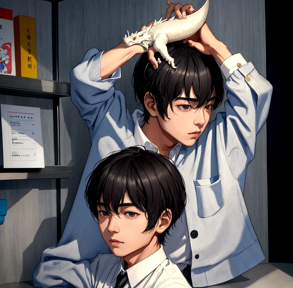 Arav boy sitting in the stall,Hands on head, xintong chen, longque chen, Wenjun Lin, dragon, Mr. Jia, Yihao Ren, xision wu, Peter Shaw, bian luan, Mr. Cao, ren heng, Mr. Ding, Zheng Zhiwei, 16 years old, Profile picture 1024px