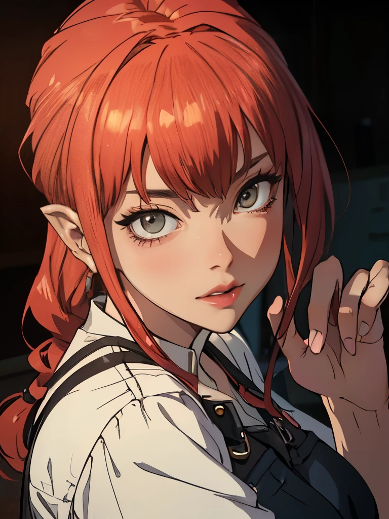 ((artwork)), (best quality),, offcial art, extremely detailed 8k CG unity wallpaper, highy detailed, shining skin, Depth of field, vivid color,, 1daughter, (curved:1.0), (all-body:0.8), daughter wearing dungarees, sensuous , Retrato Sophie Mudd, pose casual, gorgeous Youngh model, cute Youngh woman, a beautiful -aged daughter, very pretty model, Youngh , cute Youngh daughter, beautiful Youngh daughter, Beautiful model, shorter red hair, light hair, shiny hair, Youngh and cute daughter, daughter, cowgirl, Cow daughter from Goblin slayer アニメ, Goblin Slayer Anime, アニメ, Staring at me, wild pose, sensuous pose, maybe working on the farm, trying to feed animals, and working on the farm