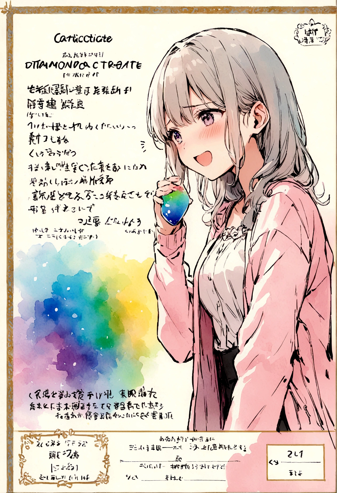 Diamond Color Certificate
