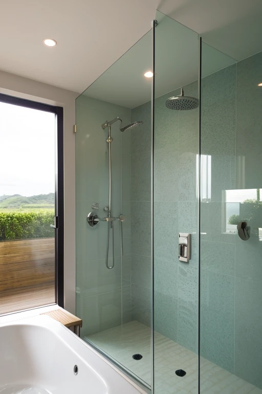 Luxury House、shower room