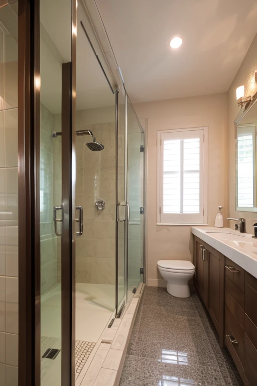 Luxury House、shower room