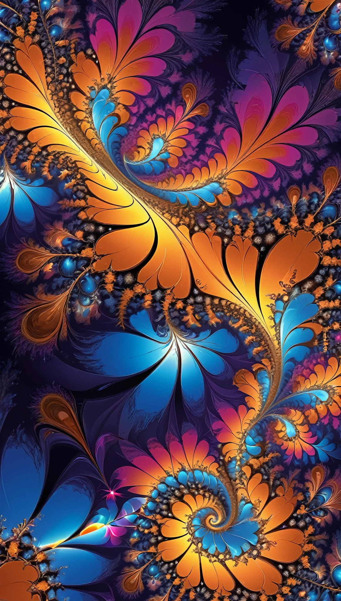 fractal、Extremely colorful、colorful
