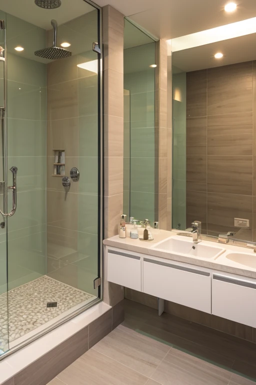 Luxury House、shower room