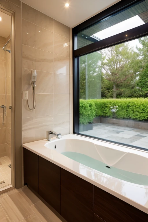 Luxury House、shower room
