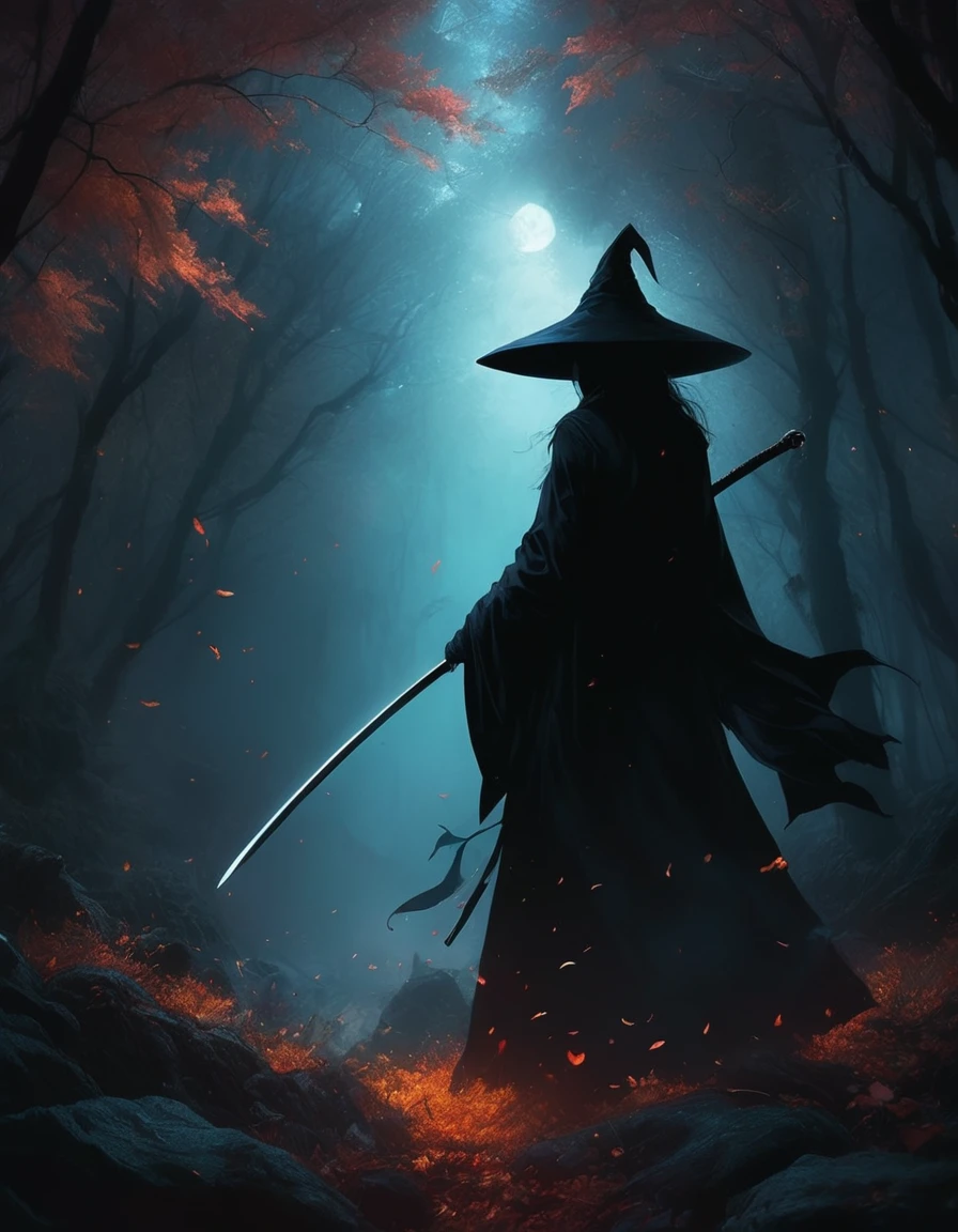 ((Masterpieces with up to 16K resolution):1.6),((soft_color_photograph:)1.5), ((超detailed):1.4),((Cinematic stills and dynamic angles):1.3) | ((double contact):1.3), ((Scary black grim reaper silhouette effect):1.2), ((Superimposed on a beautiful woman):1.1)《Dark forest sky》Agnes Cecil, Jeremy Mann, Oil and ink on canvas, Awesome dark art, Super Dramatic Lights, photographイラスト, Amazing depth, the Ultra-detaileded, 虹colorの黒, Extra dreams, intricately detaileds, Amazing depth, Great atmosphere, A fascinating, unusual and vibrant landscape, ((Shinigami Sickle):1.1), Maximalism ((It's Beautiful Outside, The inside is ugly, Pressure and pain, Beauty and despair, hard and soft, positive and negative, Hot and cold, Sour, Lively but boring, perfectionな調和, Light and shadow, Young and old, Black and White, Corresponding color, Noise々Quiet and peaceful, Chaos and Peace, life-and-death):1.2) A complex masterpiece from the leader in real-time engineering. | Rendered in Ultra-high definition with UHD and retina quality, this masterpiece ensures anatomical correctness and textured skin with super detailed. Focus on high quality and precision, This award-winning work is、Capture every nuance with stunning 16K resolution, Immerse the viewer in the vivid depiction. | ((perfection_composition, perfection_design, perfection_Layout, perfection_detailed, Ultra_detaileded)), ((Strengthen_all, repair_all of)), Learn more, Strengthen.