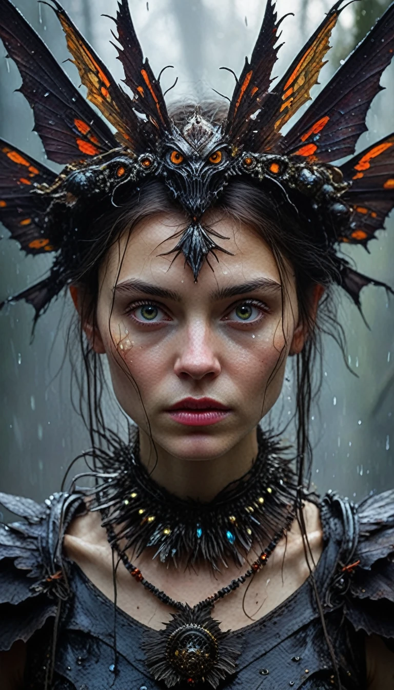 ((angry fairies)),sinister fairyland,sinister places,threatening landscape,Iryna Yermolova,Nicola Samori,hyperrealism, hyper detailed,extremely detailed,High contrast,Masterpiece,realist,ultra detailed, intricate details,realistic wet leather,extremely intricate,Epic realist, cinematic style,irina yermolova,High contrast,HDR,extremely detailed,Masterpiece, intricate details, eyes extremely detailed, very detailed eyes,8K resolution,retina, nikon z9, live light, Fancy, abstract, surrealism, super detailed, high resolution, ARREST:35;, (NSFW:1.4 ),(NSFW V2.1)