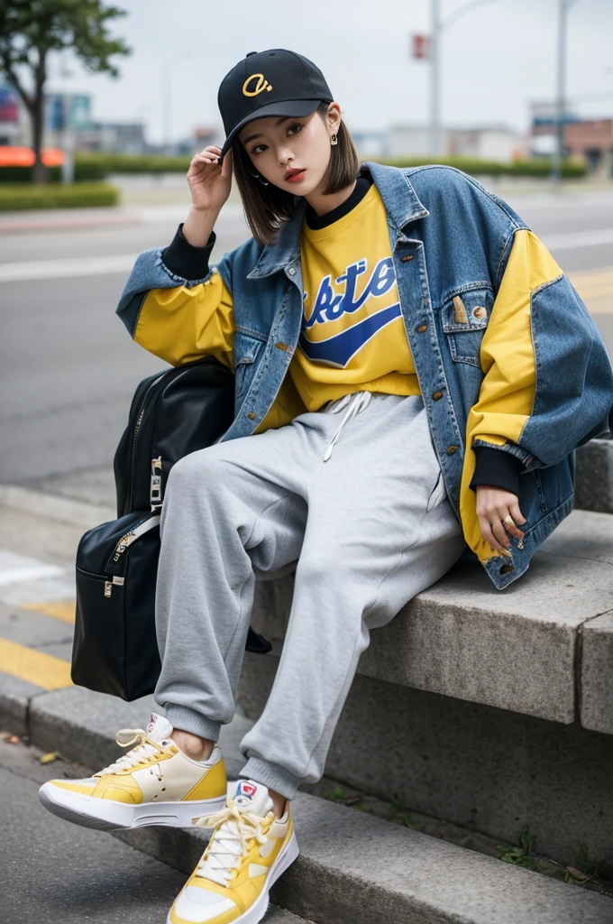 Swing back to the 90s,The golden age of nostalgia and unique style!today,Let us review those unforgettable fashion elements together,Bringing retro style back to the forefront of fashion。Retro sports style - sneakers、Sweatpants and sports jackets,The fusion of these sports elements with daily wear,Showing the unique casual style of the 90s。Layered matching:Try mixing and matching pieces of different materials and styles,For example, wear a denim jacket over a loose T-shirt.,Wear a pair of sweatpants,Create a casual and unique 90s style。
Use of color:Go bold with bright colors and prints,But also pay attention to the color matching,Avoid too much clutter。
Accessories:Vintage sunglasses、Waist bag、Baseball caps, etc.,They are all great choices for enhancing the 90s style。