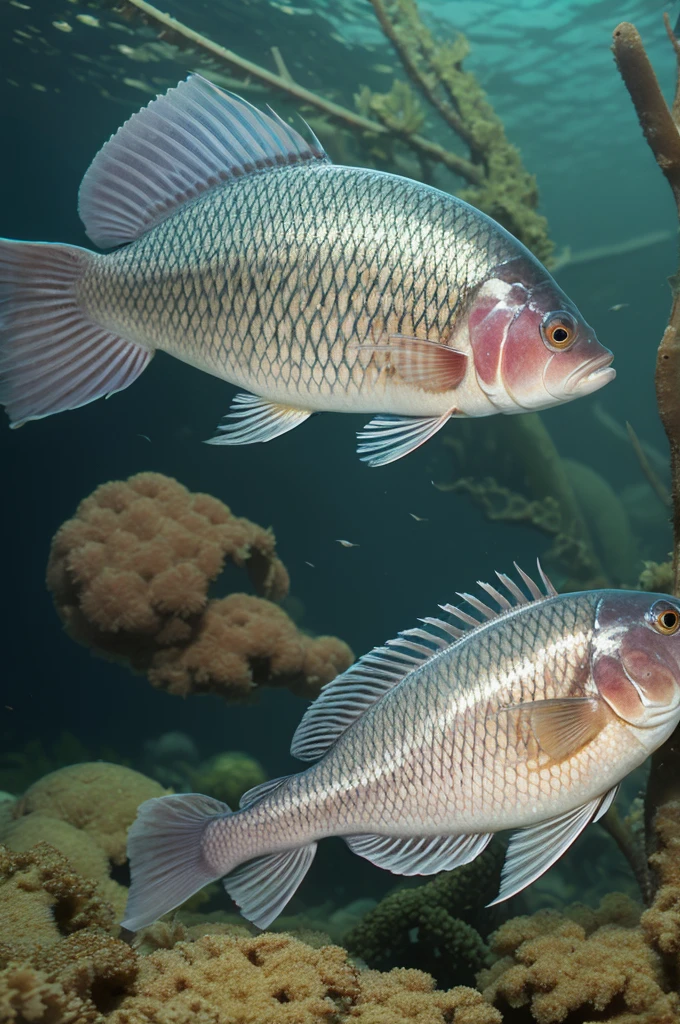 hooked dreadlocked tilapia