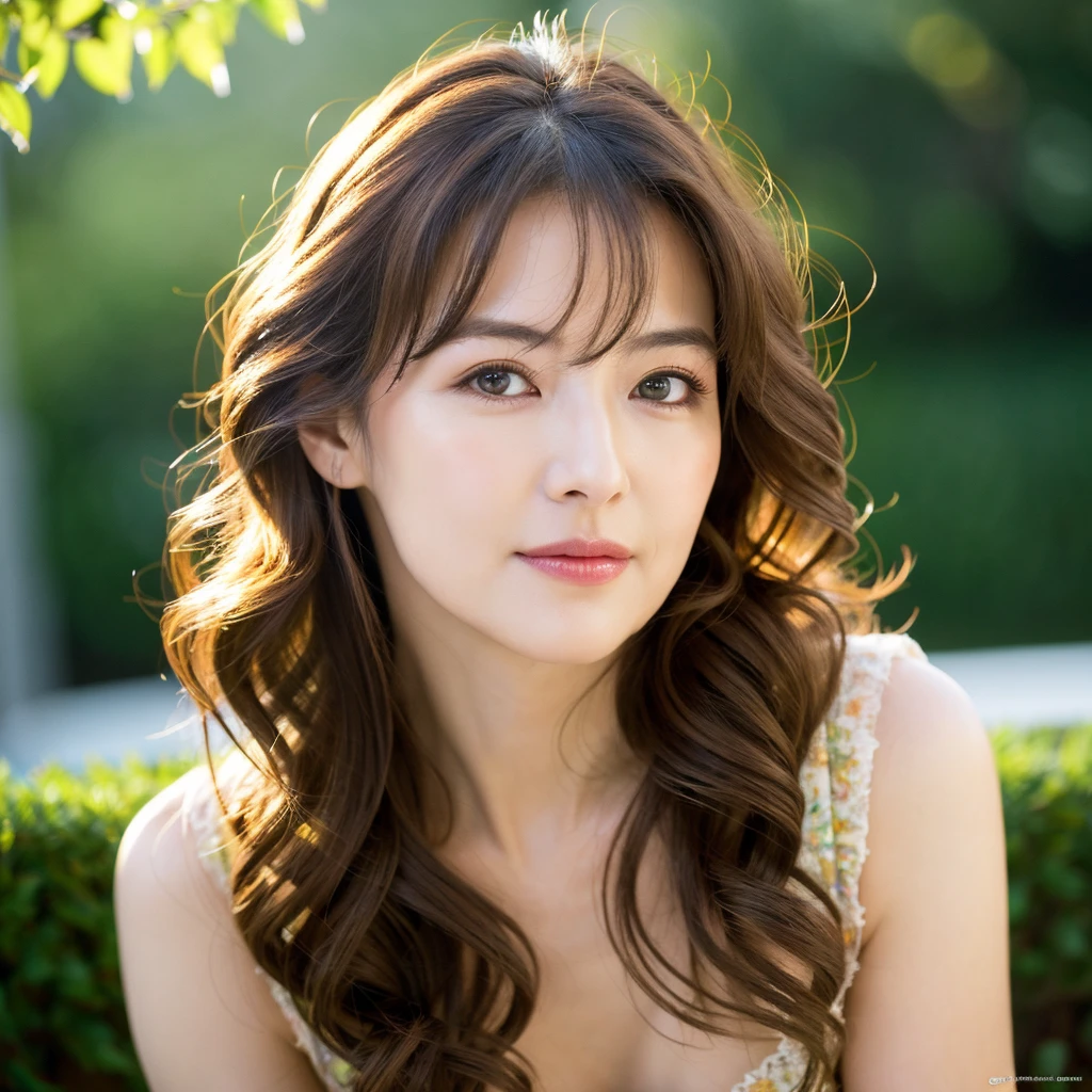Beautiful mature woman with beautiful wavy long hair, Naughty Mature Woman, Ultra-high resolution,(Realistic:1.4), ((Highest quality)), ((masterpiece)), (be familiar with),